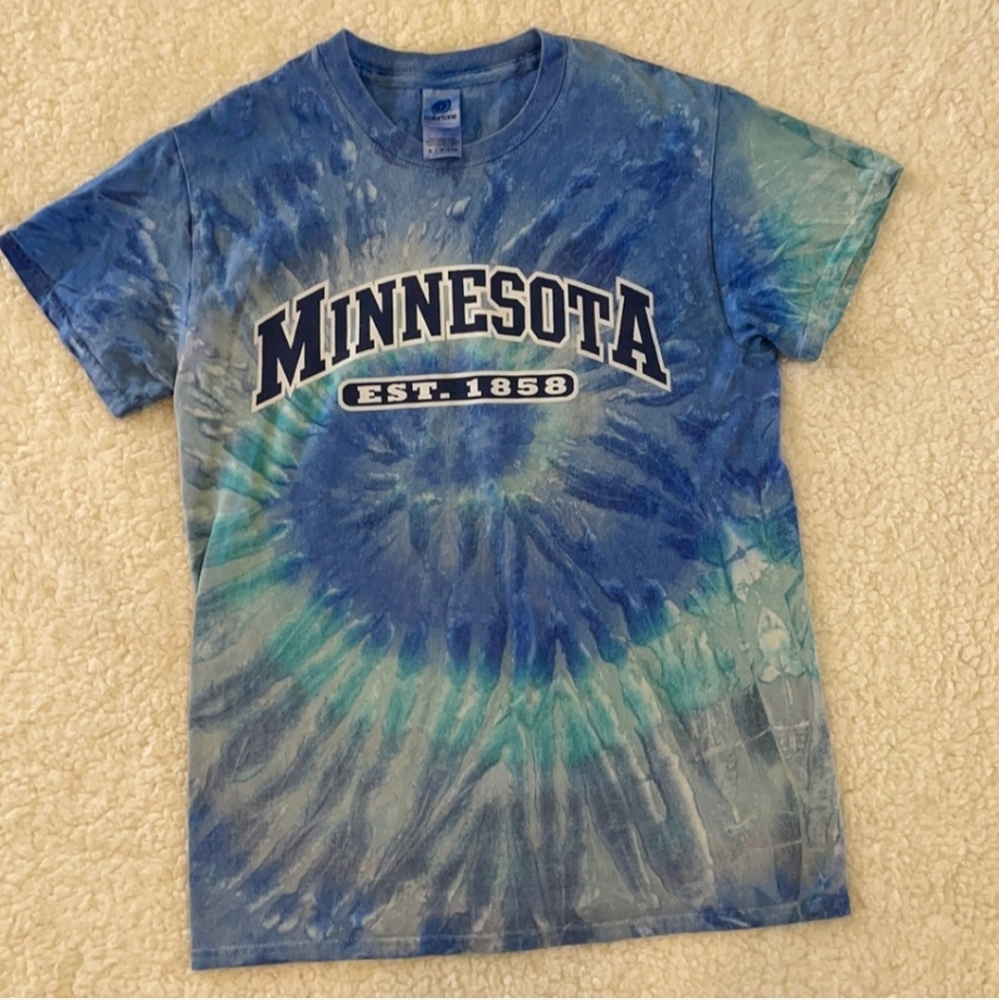 Minnesota Blue Tye Dye Shirt